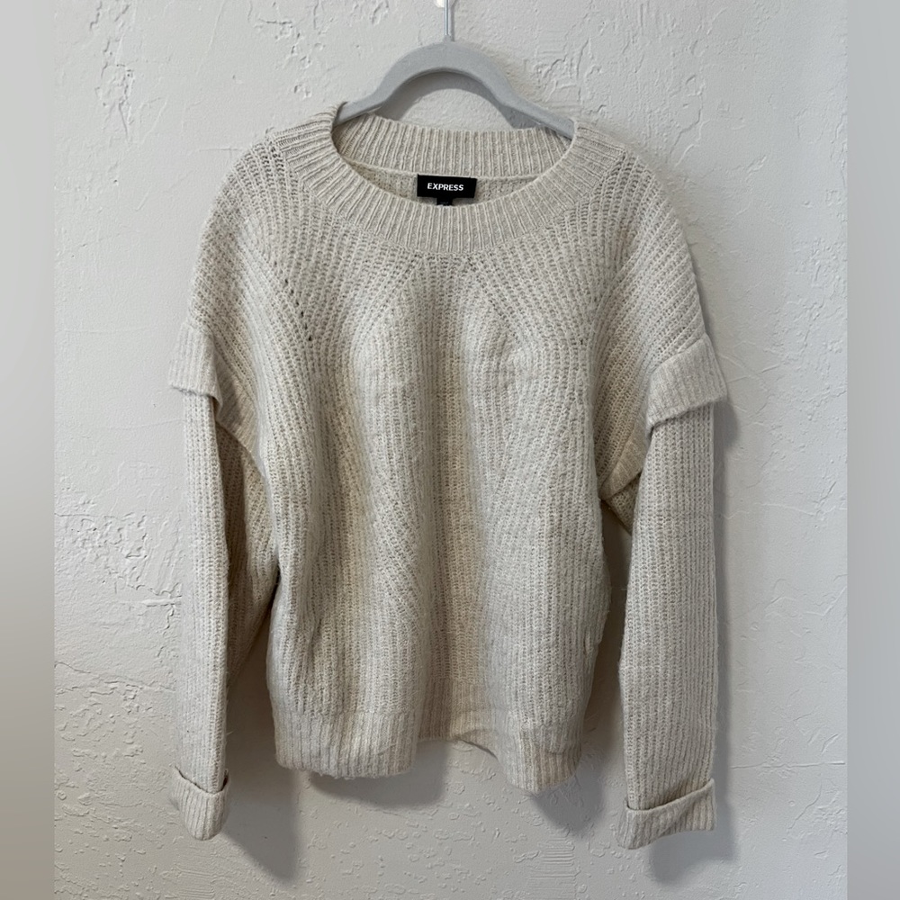 Express Sweater - Size Small - Very cute ruffle on the shoulders.